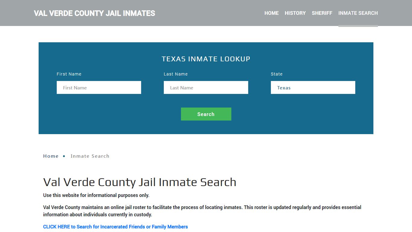 Val Verde County, TX Detainee Lookup